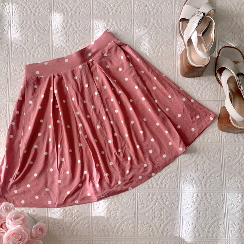 ASOS Polka Dot Mini Circle Skater Skirt